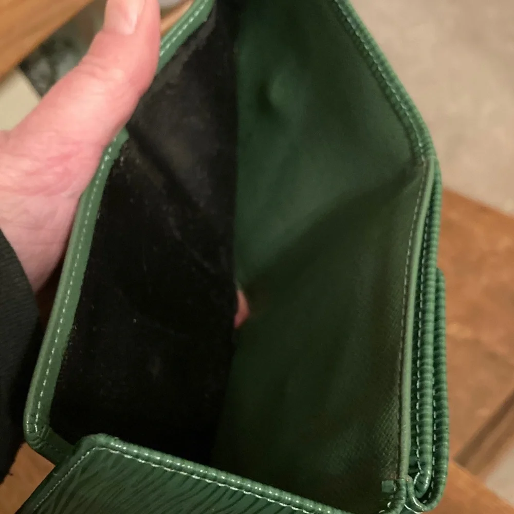 Louis Vuitton Soufflot w/Dust Bag & Elise Wallet Borneo Green Epi Like New!